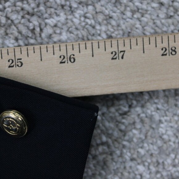 Jos. A. Bank Gordon Blazer Men 43 Long Blue 2 Button 100% Wool Sports Jacket - Picture 6 of 15
